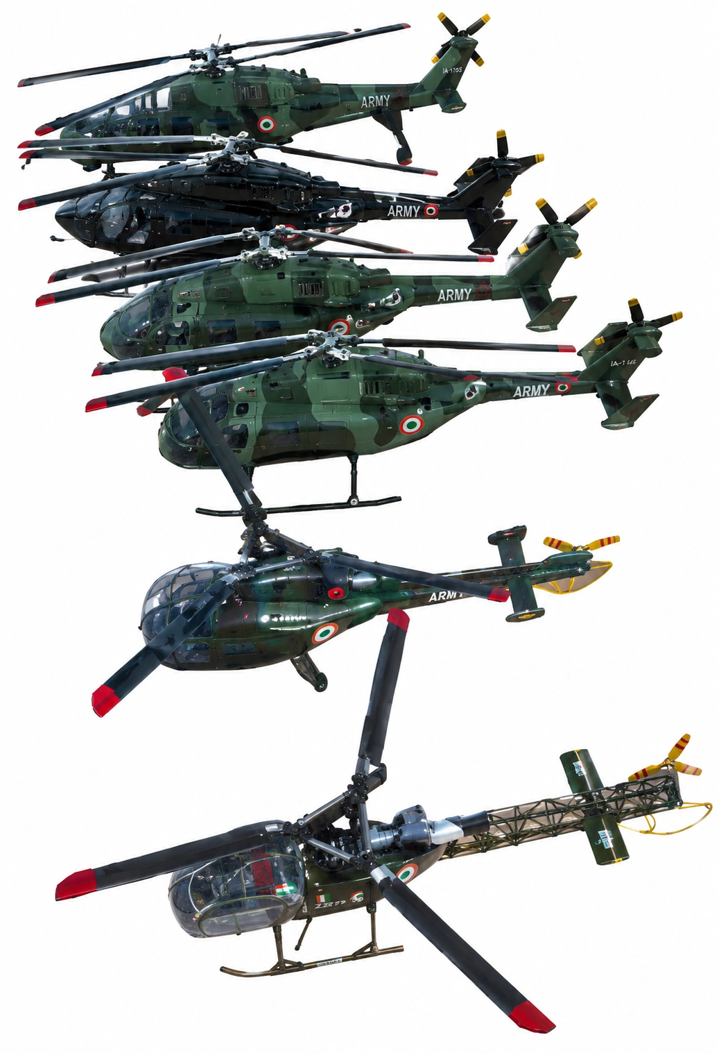 Military Helicopter Model